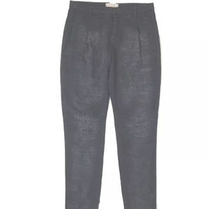 FREE PEOPLE 26 Jeans black destroyed high waist